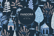 Pandora, Elegant Luxury Prints, a Pattern Graphic by HannaStudio (Thumbnail 1 of 9)