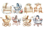 Christmas Baby Clipart, an Illustration by Designworld (Thumbnail 3 of 6)