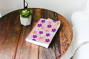 Floral Notebook Cover Template, a Magazine Template by Manifesto Design Gallery (Thumbnail 2 of 6)