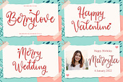 VALENTINE FONT BUNDLE, a Handwritten Font by Letterafa Studio (Thumbnail 12 of 16)