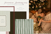 Vintage Christmas Cards & Frames, a Background Graphic by Laras Wonderland (Thumbnail 8 of 12)