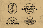 Rushen - Vintage Inspired, a Sans Serif Font by Arterfak Project (Thumbnail 8 of 13)