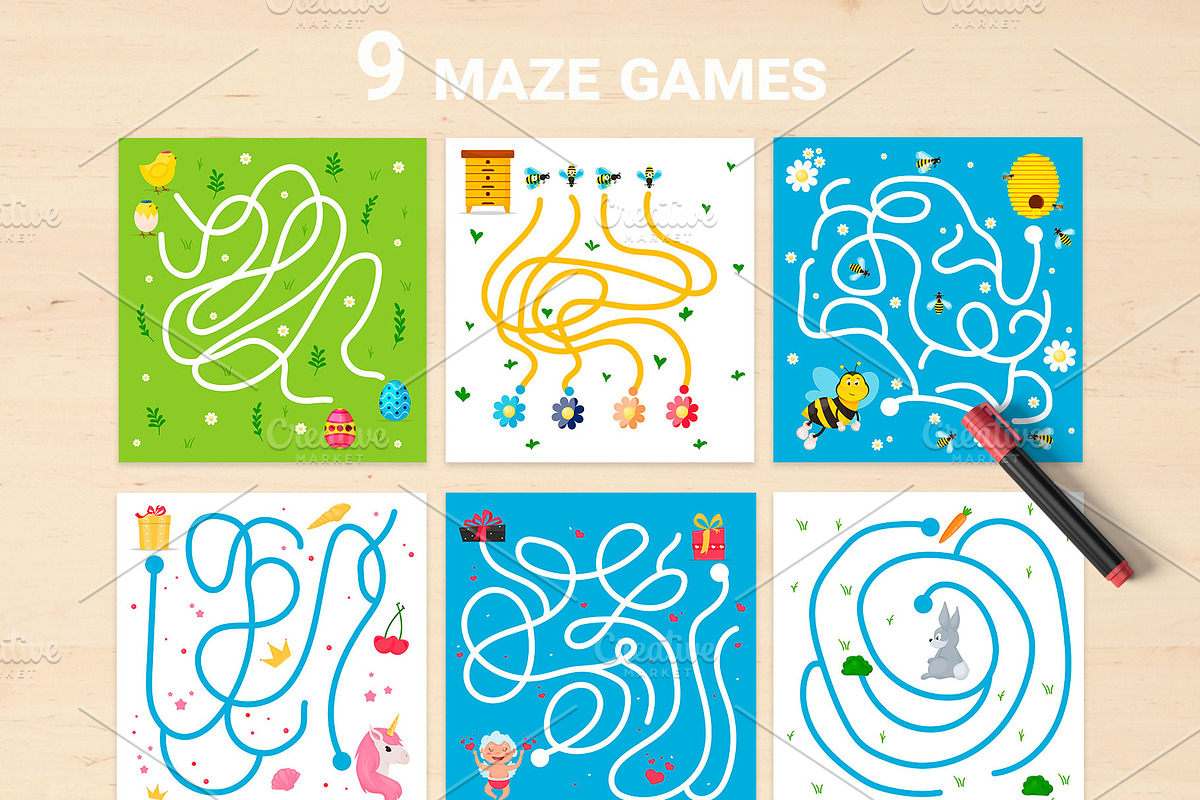 Education games for kids, an Animal Illustration by Iryna Danyliuk (Photo 7 of 7)