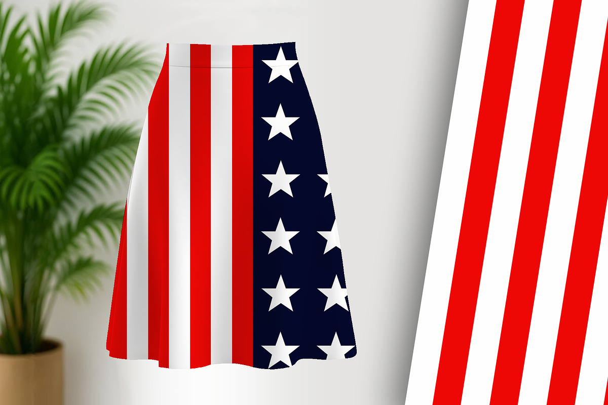 American Patriotic Flag Red White, a Background Graphic by Sharon Schwalbe (Photo 1 of 6)