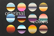 Retro Gradient Colors PS +Free Brush, a Gradient Add-On by Alexiva (Thumbnail 3 of 9)