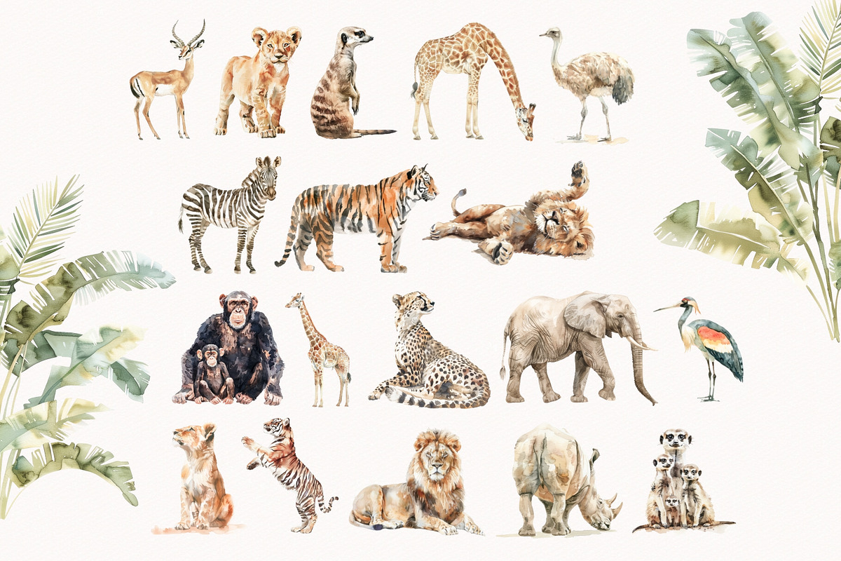 Safari Story, an Animal Illustration by PeDe Designs (Photo 5 of 15)