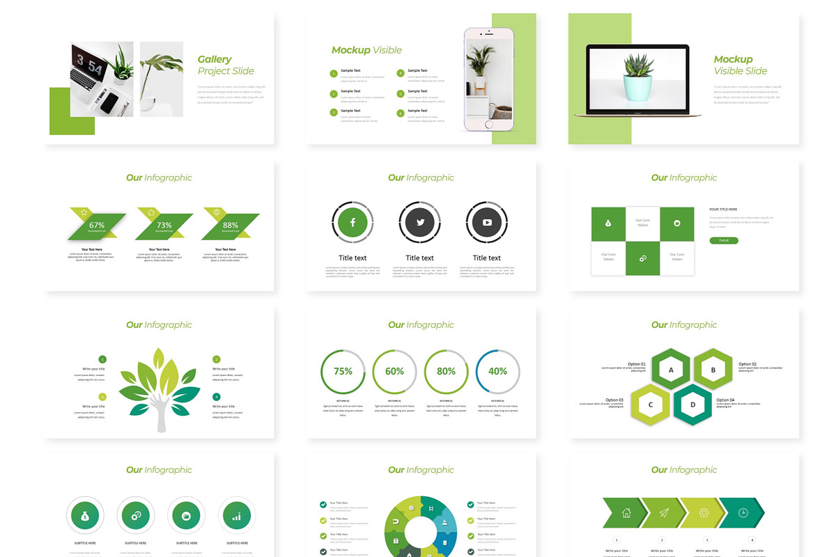 Visible - Presentation Template, a Presentation Template by AQR Studio ...