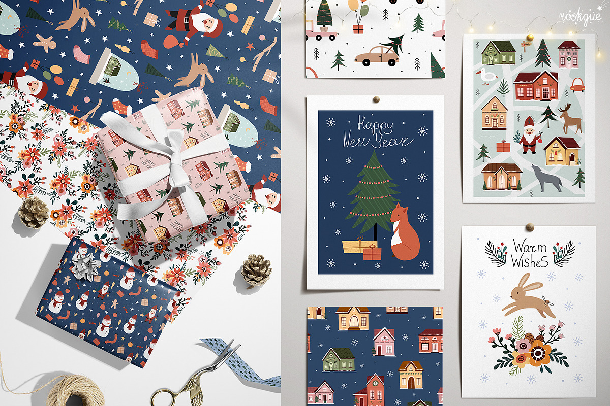 Magic Winter Bundle, a Seasonal Illustration by roskque (Photo 3 of 24)