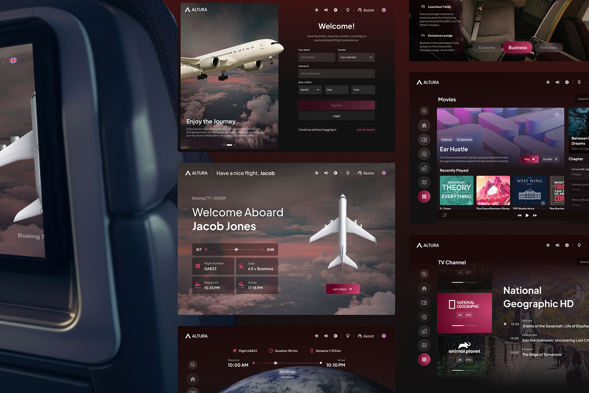 Altura - SAAS Entertainment UI Kit, a Landing Page Template by Agensip Design Agency (Photo 2 of 10)