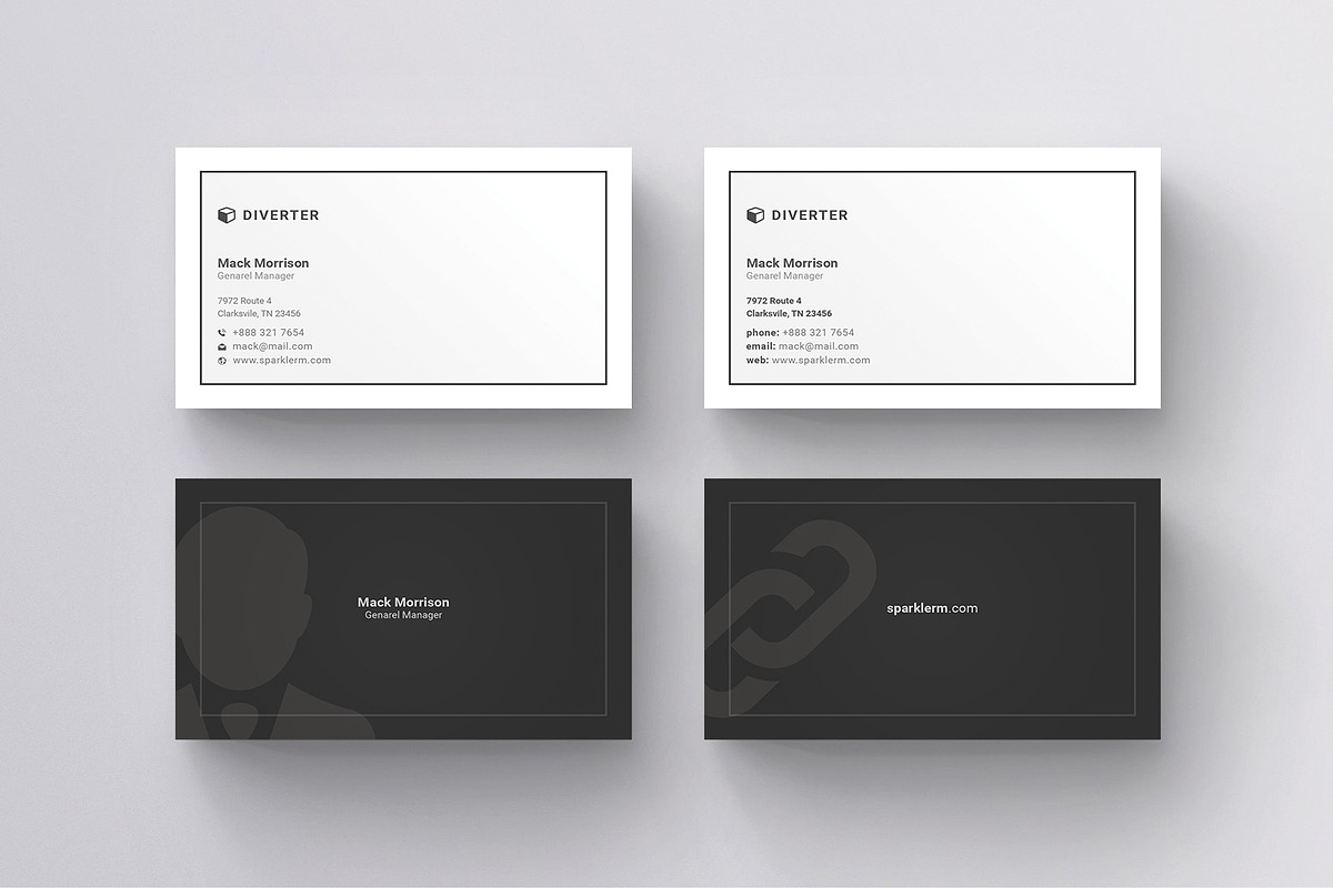 Business Card, a Business Card Template by Diverter (Photo 3 of 3)
