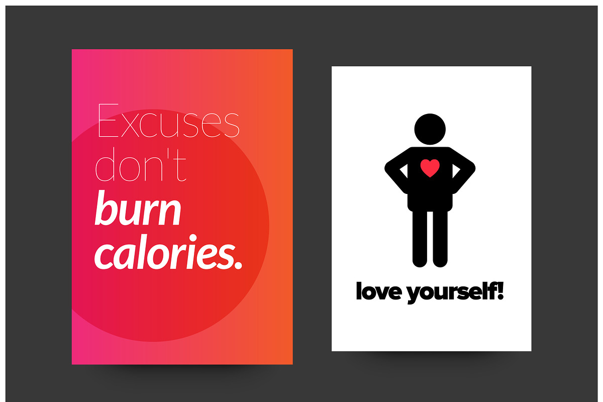 Set of 10 Motivational Posters, an Illustration by Orange Graphics (Photo 2 of 5)