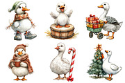 Christmas Silly Goose Clipart Bundle, an Illustration by Daily.Designs (Thumbnail 4 of 5)