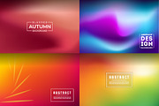 Set of blurred gradient mesh vector, a Background Graphic by Lucky Creative (Thumbnail 2 of 6)