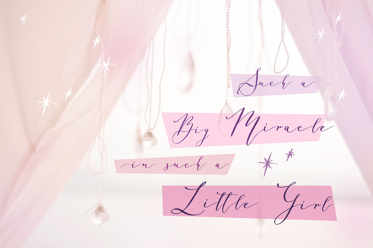 Donna Lucia feminine font + Cyrillic preview 4
