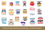 Fathers Day Design Sublimation, an Illustration by DiamondShop (Thumbnail 1 of 11)