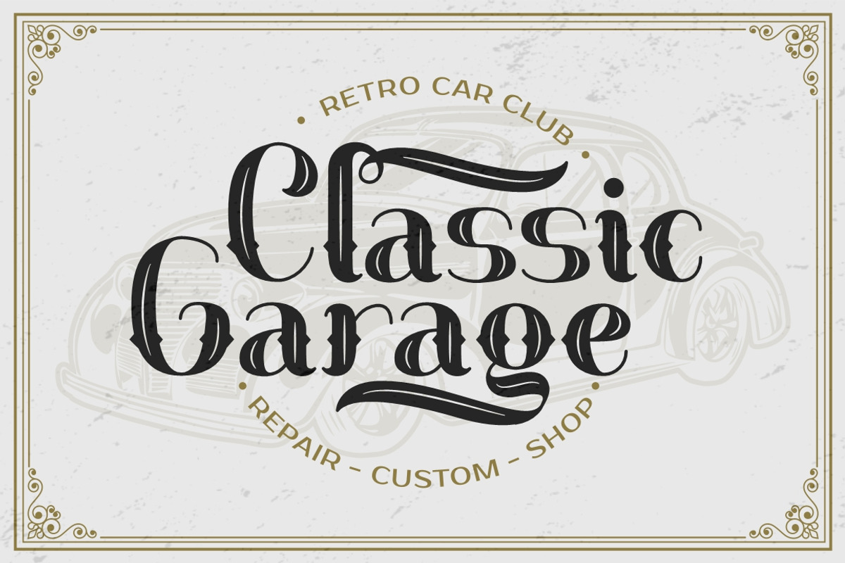 Royal Queen - Vintage Display Font preview 3