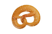 Cute 3D German Pretzel, an Object Graphic by Hannet (Thumbnail 5 of 5)