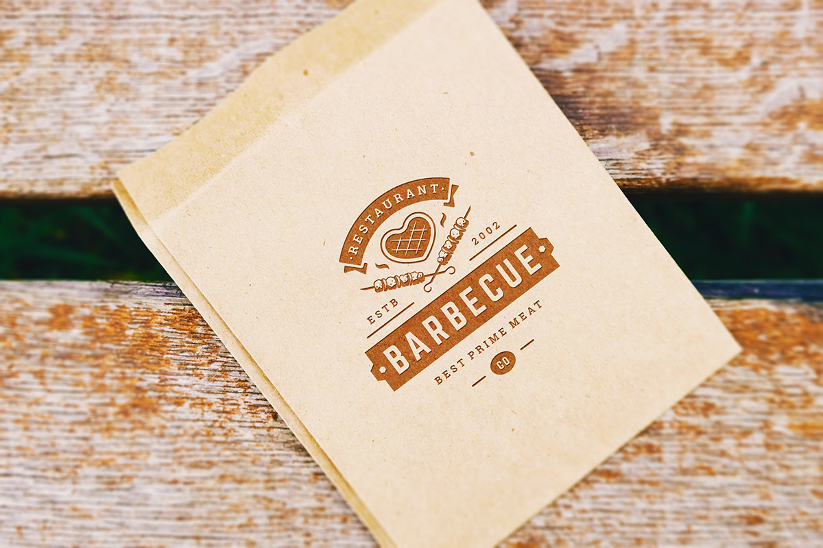 18 Barbecue Logos and Badges, a Branding & Logo Template by Vasya Kobelev (Photo 12 of 14)