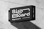 Signboard Horizontal Mock-up, an Advertising Mockup by zippypixelstudio (Thumbnail 12 of 13)