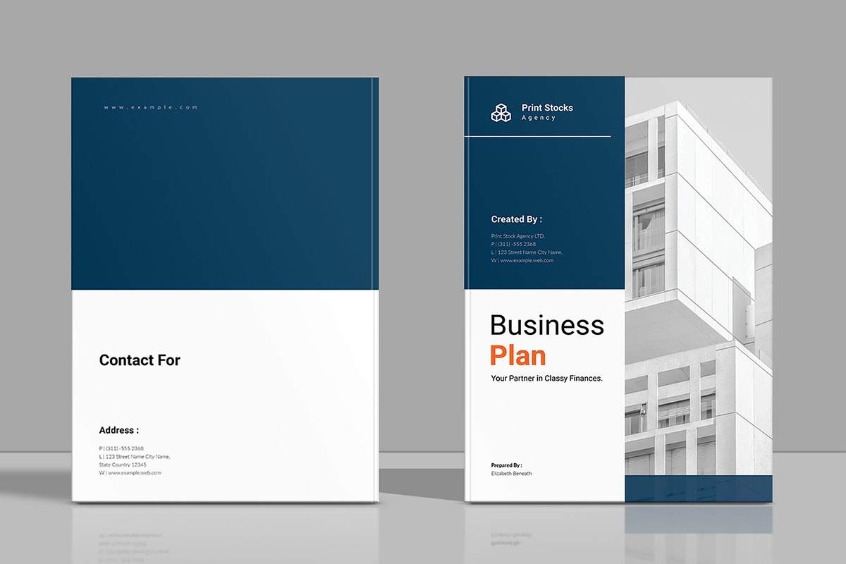 Business Plan Template | Canva, a Brochure Template by Spark_Creative (Photo 11 of 14)