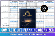 Complete Life Planning Organizer Kdp, a Stationery Template by Mustafiz (Thumbnail 1 of 9)