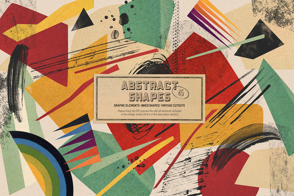 Vintage Collage Creator 1170+ Assets, an Object Graphic by Veris Studio (Photo 38 of 56)