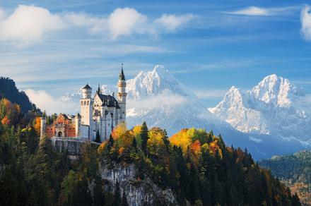 Neuschwanstein castle web featuring neuschwanstein, hohenschwangau, and