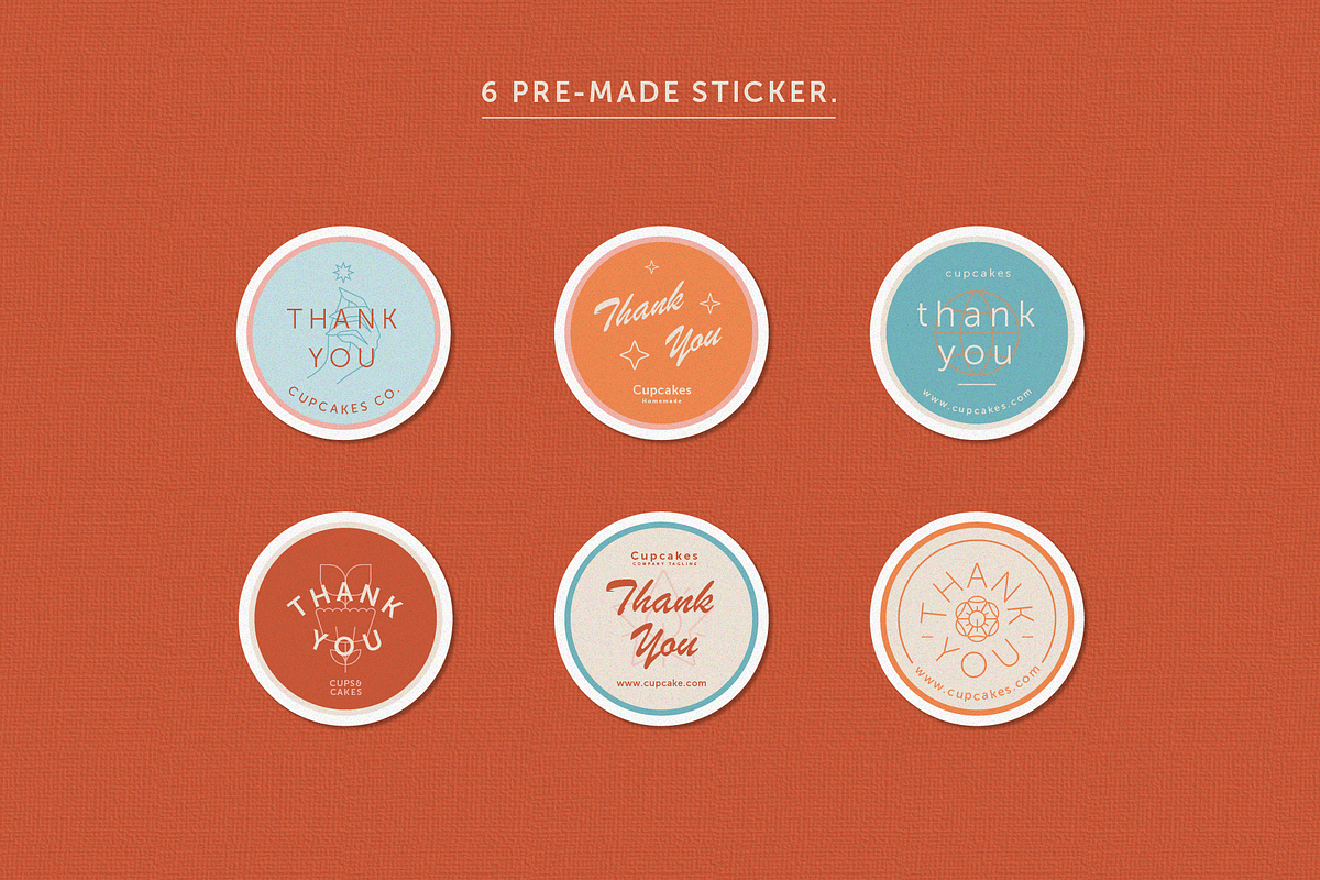 Cupcake Branding Kit, a Branding & Logo Template by Refolve Design (Photo 13 of 15)