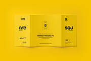 Square Gatefold Brochure Mockup, a Mockup by Toasin Studio (Thumbnail 9 of 12)
