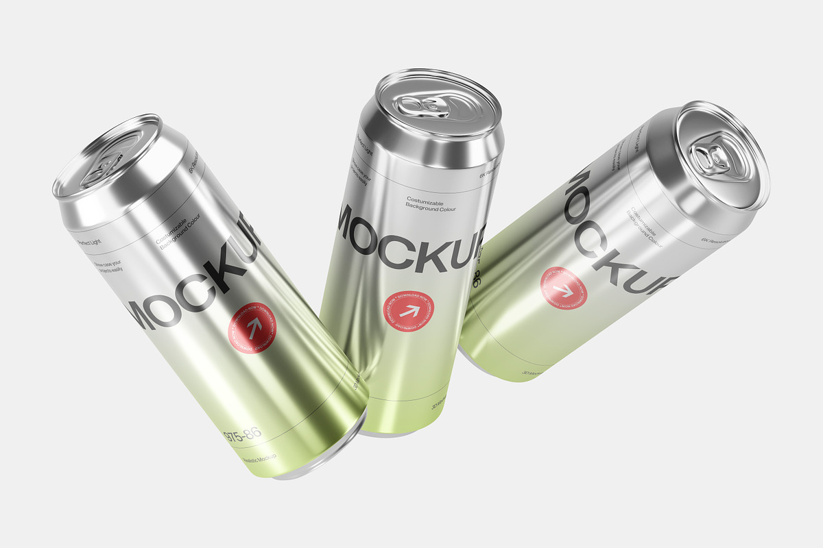 10 PSD Realistic Aluminum Can Mockup, a Packaging Mockup by East Gallery (Photo 6 of 10)