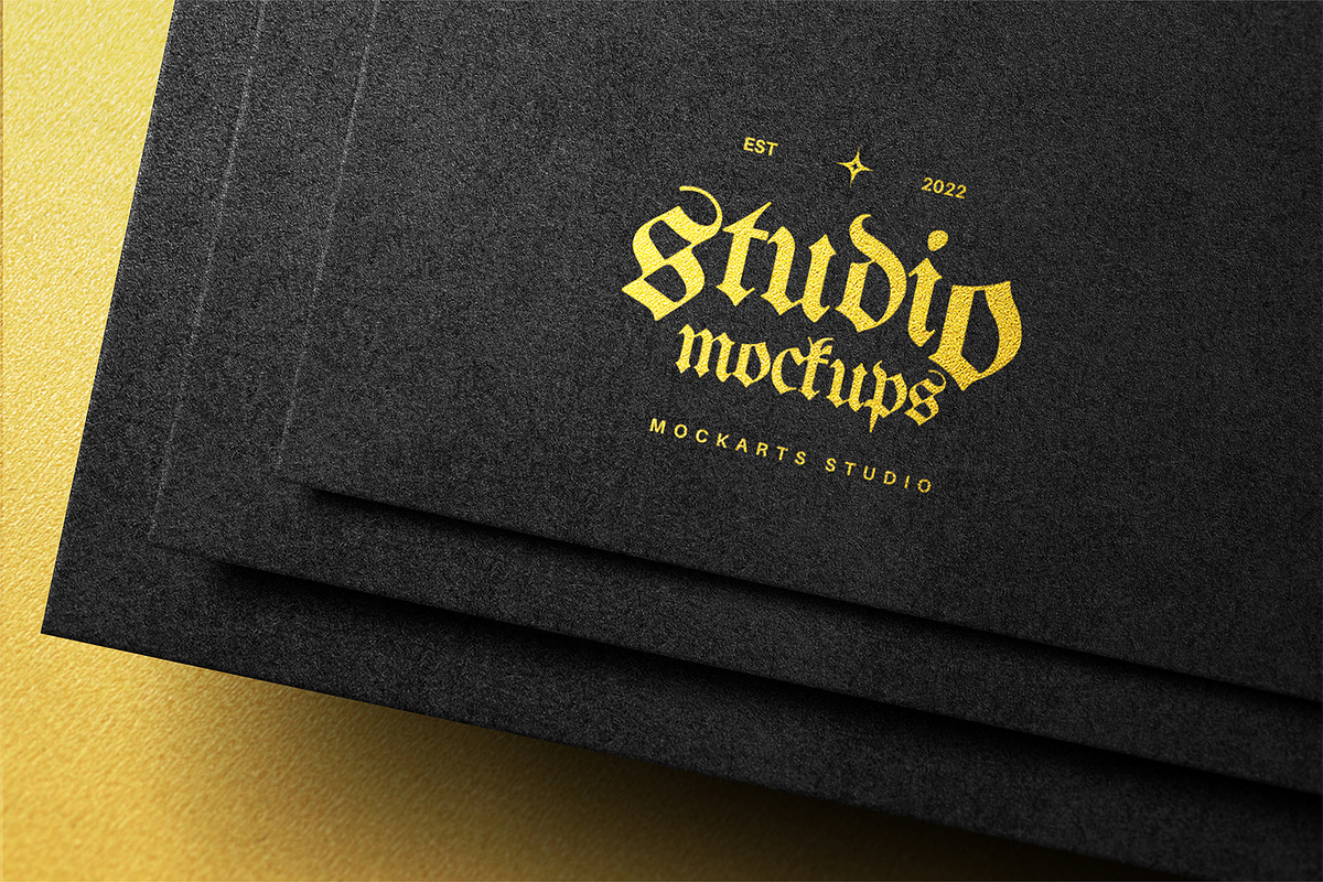 Realistic Logo Mockup, a Product Mockup by mockarts