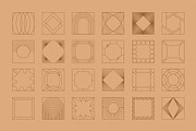 Abstract vector frames and elements, an Object Graphic by Valedi Art (Thumbnail 3 of 16)