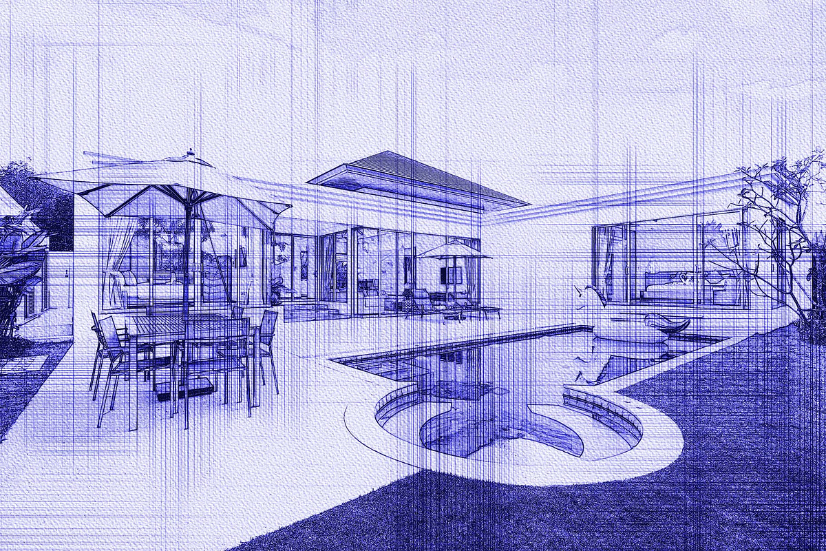 Architecture Drawing Action, an Action Add-On by Photoshop Action (Photo 7 of 10)