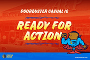 Doorbuster Casual Sign Painter Font, a Script Font by Paper Moon Graphic Supply (Thumbnail 8 of 11)