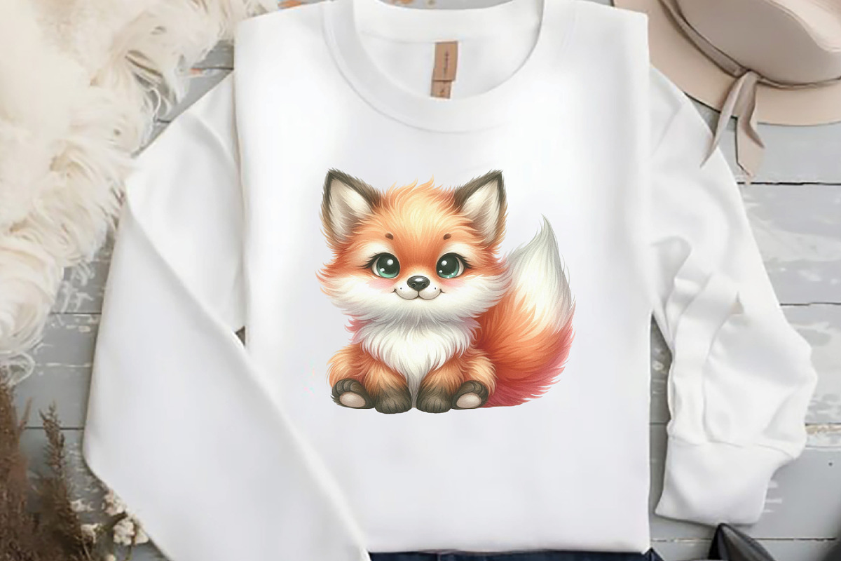 Watercolor Fox Clipart Bundle, an Illustration by DreamCafeArt (Photo 6 of 7)