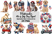 4th of July Dog PNG Bundle, an Illustration by Daily.Designs (Thumbnail 1 of 5)