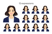 Young business woman kit, a Person Illustration by Volha Hlinskaya (Thumbnail 4 of 6)