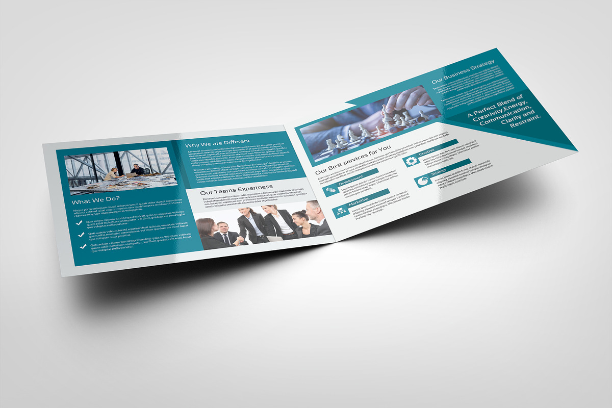Business Brochure Template, a Brochure Template by retrographix (Photo 2 of 6)