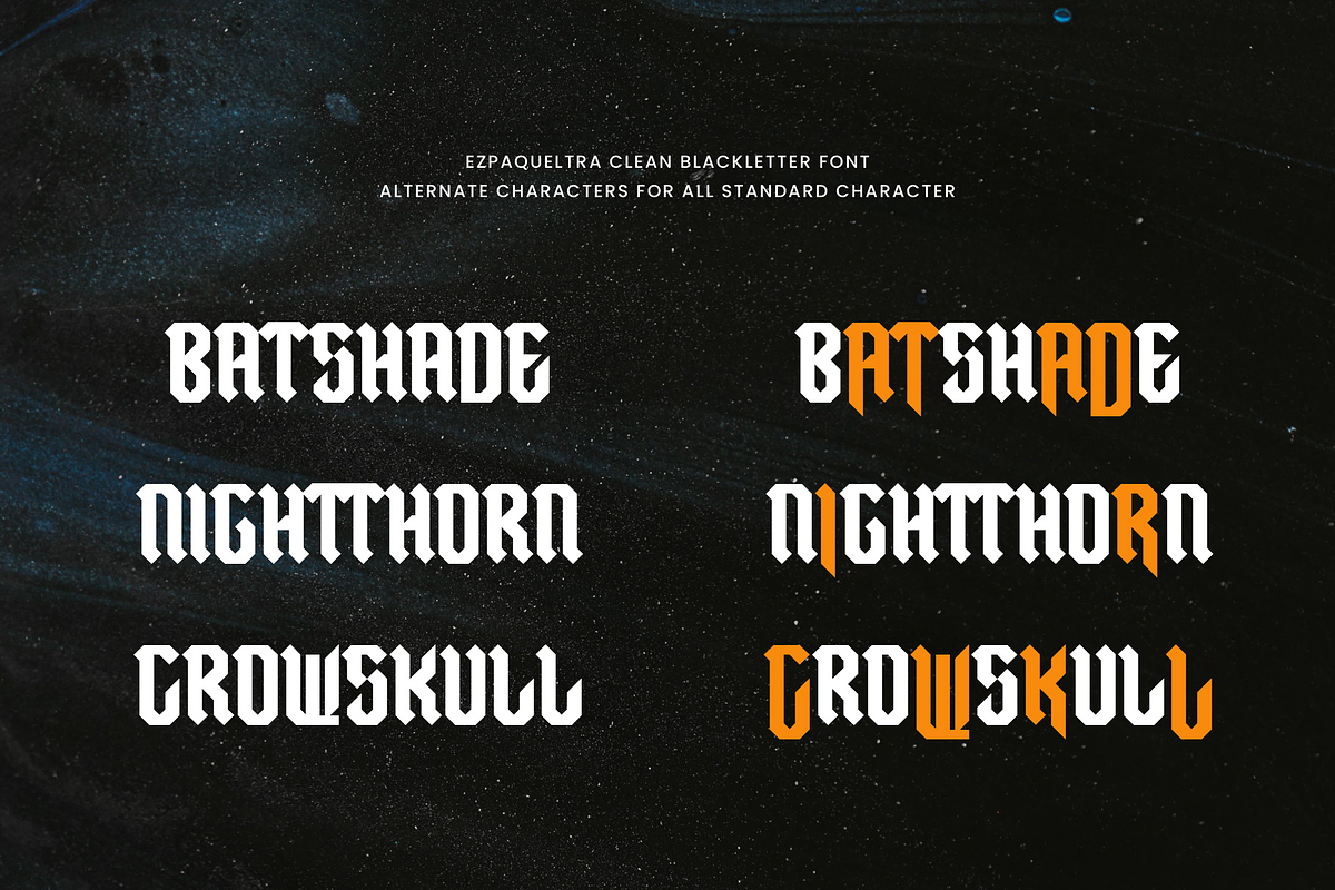 Ezpaqueltra, a Blackletter Font by ilhamtaro (Photo 7 of 10)