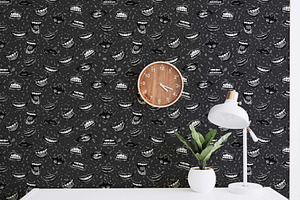 unique mouth sketch, a Pattern Graphic by AAN Seamless Shop