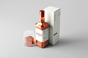 Square Liquor Bottle Mockup, a Cups & Container Mockup by pmvch (Thumbnail 12 of 15)