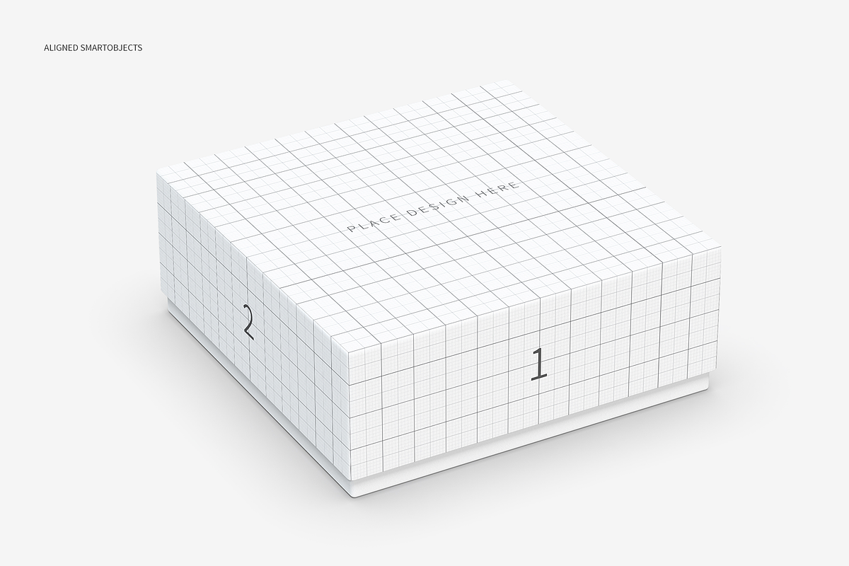 Square Box Packaging Mockups, a Cups & Container Mockup by shaikerintu (Photo 5 of 12)
