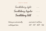 Handwritten font Twinkleberry, a Handwritten Font by Eves_Aquadreams (Thumbnail 6 of 14)