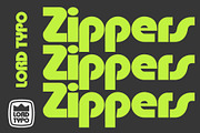 Zippers — Retro Surfy Display Font, a Font by Mikey Weeks (Thumbnail 6 of 8)