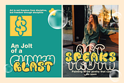 Fluffy Blitz - 2 Graffiti Bubble, a Sans Serif Font by Pandeka Studio (Thumbnail 3 of 9)