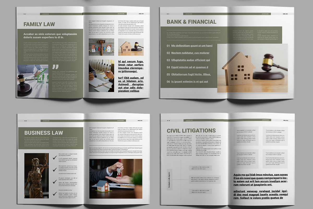 Law Firm Brochure, a Brochure Template by MightyDesign (Photo 3 of 6)