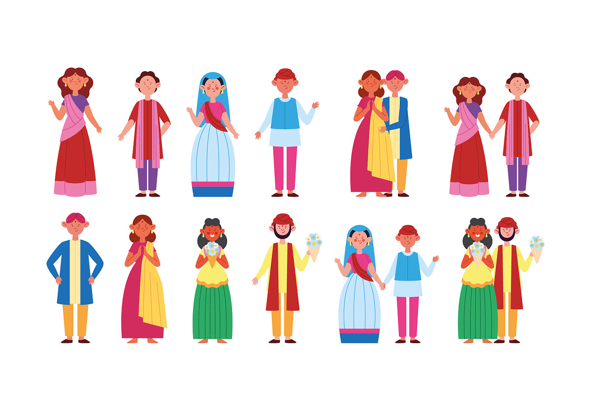 Hindu Wedding Couple Set