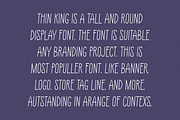 Thin King - Tall & Condensed Font, a Sans Serif Font by QR Design Studio (Thumbnail 4 of 6)