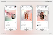 Gradient Aesthetic Insta PSD + Canva, a Social Media Template by Marie T (Thumbnail 4 of 16)