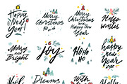 Hand-written Christmas SET, an Illustration by OlgaAlekseenko (Thumbnail 2 of 9)